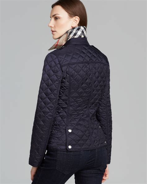 burberry blue quilted jackets|burberry quilted jacket sale women.